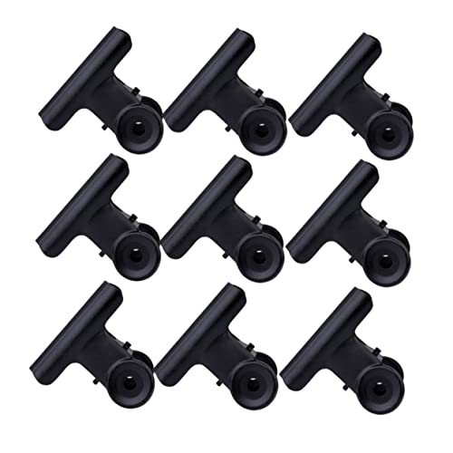 SEWACC Notizklammer-set 30-teilig Metall-binderklammern Löcher 22 Mm Schwarz Stabile Büroklammern Für Büro Befestigung Basteln Display von SEWACC