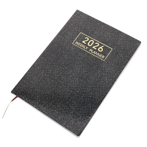 SEWACC Organizer Notebook mit Holografischem PU Einband Kompakter Business Planner mit Monats und Wochenkalender Tragbares Planerbuch für Reisen Studium und Beruf Monats Planer SEWACC Organizer Notebook mit Holografischem PU Einband Kompakter Business Planner mit Monats und Wochenkalender Tragbares Planerbuch für Reisen Studium und Beruf Monats Planer von SEWACC