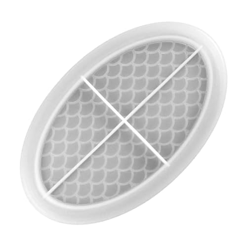 SEWACC Ovales Silikonform für DIY Epoxidharz Tablett Gießform Ovaler Aufbewahrungstablett behälter Ovaler Resin Gussform für Dekorative Obstschale Bastelset für Zuhause und SEWACC Ovales Silikonform für DIY Epoxidharz Tablett Gießform Ovaler Aufbewahrungstablett behälter Ovaler Resin Gussform für Dekorative Obstschale Bastelset für Zuhause und von SEWACC