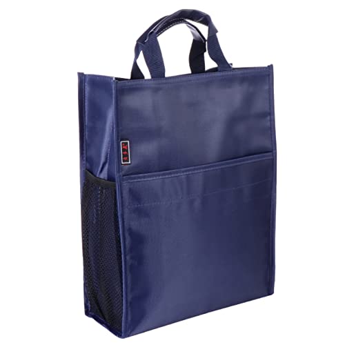 SEWACC Oxford Dokumententasche aus Wasserdichtem Oxford Tragbare Aktenordner Tasche mit Reißverschluss und Praktischem Griff Große Kapazität für Dateien und Tutorial Unterlagen von SEWACC