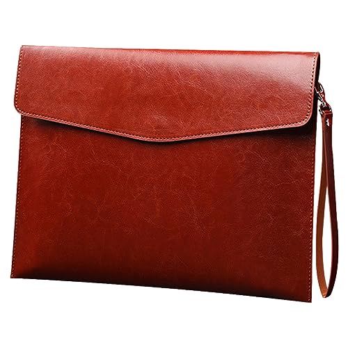 SEWACC PU Leder Dokumentenmappe Organizer Tasche Wasserabweisend Strapazierfähig Große Kapazität Praktische Aktentasche mit Tragegriff für Büro und Geschäftsreisen SEWACC PU Leder Dokumentenmappe Organizer Tasche Wasserabweisend Strapazierfähig Große Kapazität Praktische Aktentasche mit Tragegriff für Büro und Geschäftsreisen von SEWACC