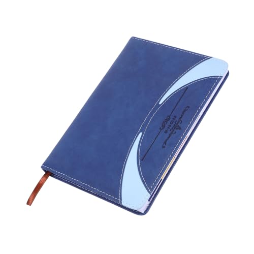 SEWACC PU Notizbuch mit Monatsindex Vielseitiger Organizer für Arbeit Journal und Planung Robuste PU Abdeckung Stilvolles Design für Notizen und Termine von SEWACC