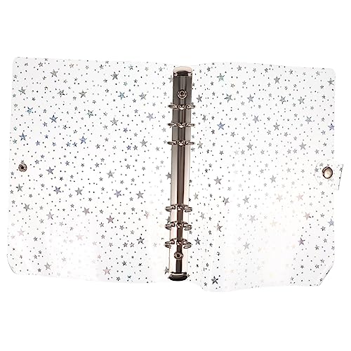 SEWACC PVC Binder Cover mit Ringen Transparentes Lose leaf Notizbuch Umschlag Sichere Verschlussmappe für Tagebuch Sammelmappe und Büro Langlebige Notebook Hülle SEWACC PVC Binder Cover mit Ringen Transparentes Lose leaf Notizbuch Umschlag Sichere Verschlussmappe für Tagebuch Sammelmappe und Büro Langlebige Notebook Hülle von SEWACC