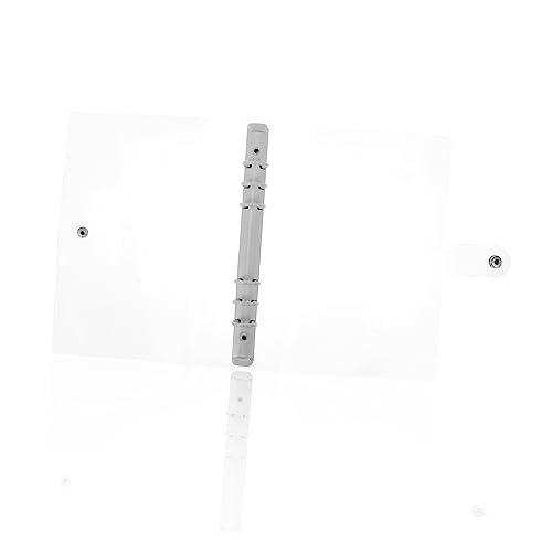 SEWACC PVC Softcover Transparent Loose Leaf Binder mit Ringen Bunter Ringordner mit Umschlag für Notizbuch College Studenten Langlebiger Organizer Einfach zu Öffnen und Schließen SEWACC PVC Softcover Transparent Loose Leaf Binder mit Ringen Bunter Ringordner mit Umschlag für Notizbuch College Studenten Langlebiger Organizer Einfach zu Öffnen und Schließen von SEWACC