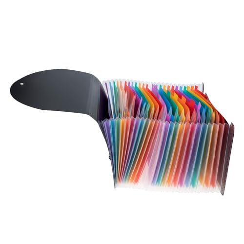 SEWACC Papier Aktenordner mit Fächern Erweiterbarer Dokumenten Organizer in Schwarz Kariert Langlebige und Tragbare Faltmappe für Büro Schule und Zuhause SEWACC Papier Aktenordner mit Fächern Erweiterbarer Dokumenten Organizer in Schwarz Kariert Langlebige und Tragbare Faltmappe für Büro Schule und Zuhause von SEWACC