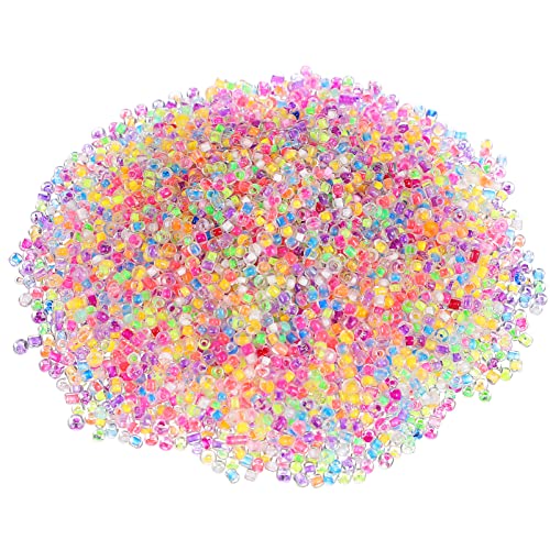 SEWACC -Perlen 1 Packung Gemischte Farben Uv-Perlen Fluoreszierende Glasperlen Kleine -Perlen Für Die Diy-Schmuckherstellung SEWACC -Perlen 1 Packung Gemischte Farben Uv-Perlen Fluoreszierende Glasperlen Kleine -Perlen Für Die Diy-Schmuckherstellung von SEWACC