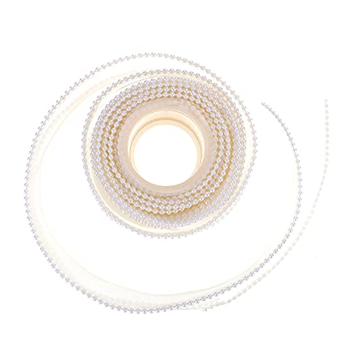 SEWACC Perlenrand Ripsband für Blumenstrauß Verpackung DIY Geschenkbänder Yards Sanftem Eierschalen Gelb für Hochzeiten und Feiern SEWACC Perlenrand Ripsband für Blumenstrauß Verpackung DIY Geschenkbänder Yards Sanftem Eierschalen Gelb für Hochzeiten und Feiern von SEWACC