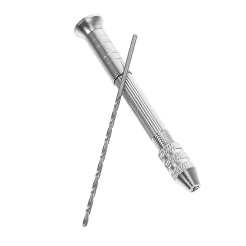 SEWACC Pin Vise Handbohrer Set Metall Mini Handbohrer für Kerzenbohrung Schmuck DIY Basteln Präzisionsbohrer für Detailgenaues Bohren und Modellbau von SEWACC
