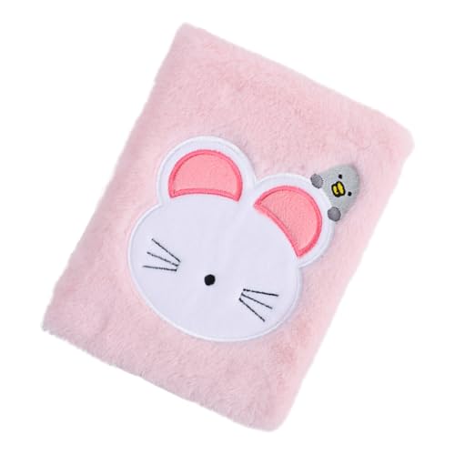 SEWACC Plüsch Notizbuch Mädchen Kuscheliges Tagebuch mit Liniertem Papier Buntes Design Multifunktional für Schule Reisen Büro und Kreative Notizen Weicher Bezug Angenehmes Geschenkidee von SEWACC