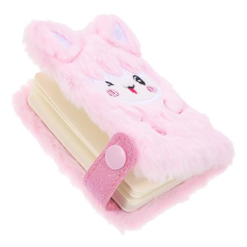 SEWACC Plüsch Notizbuch Mini Schreibjournal Flauschiges Kuschelcover Süßes Cartoon Tagebuch Tragbares Notizheft für Schule Büro Reise SEWACC Plüsch Notizbuch Mini Schreibjournal Flauschiges Kuschelcover Süßes Cartoon Tagebuch Tragbares Notizheft für Schule Büro Reise von SEWACC
