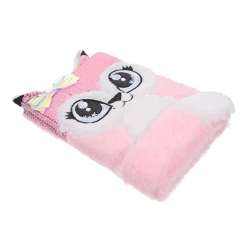 SEWACC Plüsch Notizbuch Rosa Cartoon Fuchs mit Schleife Weiches Cover Leicht Tragbar Multifunktionales Planer Arbeitsnotizbuch für Studenten Alltag und Studium SEWACC Plüsch Notizbuch Rosa Cartoon Fuchs mit Schleife Weiches Cover Leicht Tragbar Multifunktionales Planer Arbeitsnotizbuch für Studenten Alltag und Studium von SEWACC