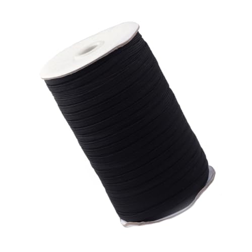 SEWACC Polyester Elastisches Band Breit Flach Dehnbar Vielseitig für Kleidung Kostüme Bündchen Gürtel Hosenbund DIY Nähen Schwarzes Band SEWACC Polyester Elastisches Band Breit Flach Dehnbar Vielseitig für Kleidung Kostüme Bündchen Gürtel Hosenbund DIY Nähen Schwarzes Band von SEWACC