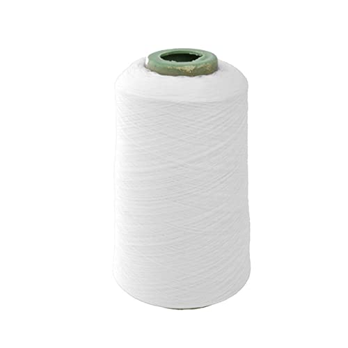 SEWACC Polyester Overlocking Nähgarn Weiß Hochwertige Spule für Maschinensticken Stricken und Nähen für Kunsthandwerk und Professionelle Anwendungen SEWACC Polyester Overlocking Nähgarn Weiß Hochwertige Spule für Maschinensticken Stricken und Nähen für Kunsthandwerk und Professionelle Anwendungen von SEWACC