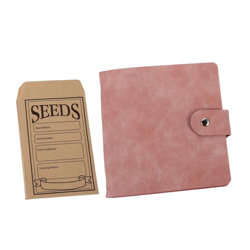 SEWACC Pu-leder Samenorganizer mit Wiederverschließbaren Umschlägen und Transparenten Taschen Großes Kapazitäts-samenalbum für Garten Blumensamen Erweiterbarer für Sammler SEWACC Pu-leder Samenorganizer mit Wiederverschließbaren Umschlägen und Transparenten Taschen Großes Kapazitäts-samenalbum für Garten Blumensamen Erweiterbarer für Sammler von SEWACC