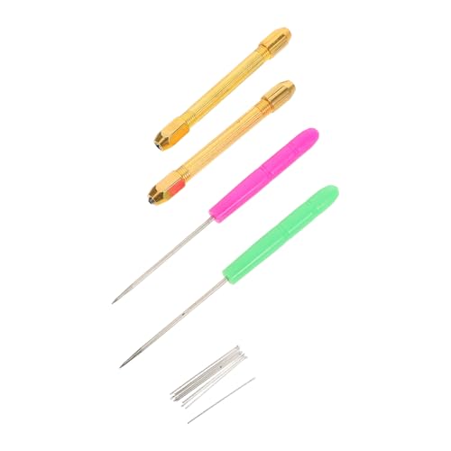 SEWACC Puppenhaar Werkzeug mit Langlebigem Kupfergriff Austauschbaren Nadeln für Präzises DIY Puppenhaar Einfädeln für Haarwurzelhalter von SEWACC