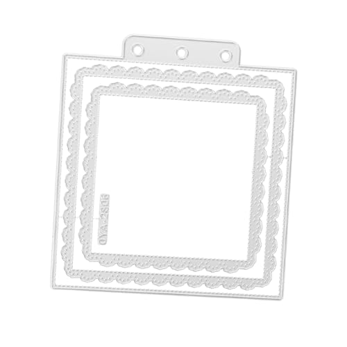 SEWACC Quadratische Carbonstahl Stanzschablone Kompakt Platzsparend Präzise Scrapbooking Stanzformen Für Kartenherstellung DIY Bastelprojekte Robust Langlebig Kreativ SEWACC Quadratische Carbonstahl Stanzschablone Kompakt Platzsparend Präzise Scrapbooking Stanzformen Für Kartenherstellung DIY Bastelprojekte Robust Langlebig Kreativ von SEWACC