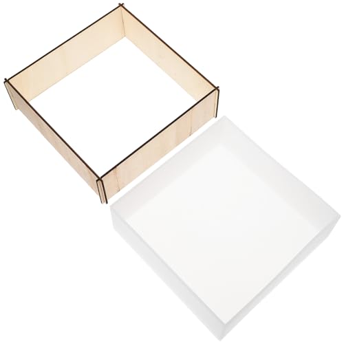 SEWACC Quadratische Silikonform für DIY Buchstützen und Untersetzer Leichtes Tragbares Epoxidharz Gießform mit Glatter Innenfläche für Resin Tablett und Heimdekoration SEWACC Quadratische Silikonform für DIY Buchstützen und Untersetzer Leichtes Tragbares Epoxidharz Gießform mit Glatter Innenfläche für Resin Tablett und Heimdekoration von SEWACC