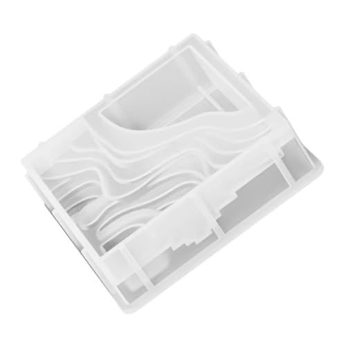 SEWACC Quadratisches Terrassenfeld Form für Epoxidharz und Zement Einsetzbar für Diy Sukkulenten Töpfe und Gartendekoration von SEWACC