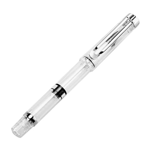 SEWACC Refillbarer Füllfederhalter Pinselstift mit Weicher Flexibler Spitze für Kalligraphie und Aquarellmalerei Kolbenfüllung für Schnelles Nachfüllen Geeignet für Anfänger und Künstler von SEWACC