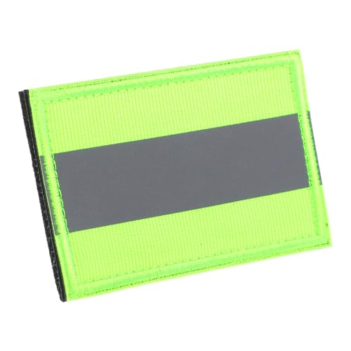 SEWACC Reflektierendes Nylon Patch für Nächtliche Selbstklebendes Sicherheits Patch für Kleidung Dekoratives Armband Vielseitig Einsetzbar für Hüte Rucksäcke und Mehr Grün von SEWACC