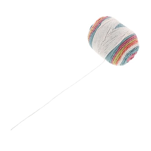 SEWACC Regenbogen Baumwollgarn zum Stricken und Häkeln Weiches Fädiges Diy Garn für Decken Kissen und Taschen Vielseitig Einsetzbar für Anfänger und Kreative Handarbeiten von SEWACC