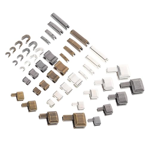 SEWACC Reißverschluss Reparaturset Teilig Zipper Zubehör für Kleidung Taschen und Jacken Ersatzteile für Slider Stopper und Halterungen Diy Lösung für Schnelle Reparaturen von SEWACC