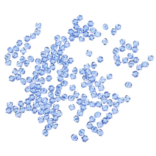 SEWACC Rhomb Glasperlen Hellblau Facettierte Lose Perlen Schmuck DIY Zubehör Leicht Hautfreundlich Für Handgemachte Charms Und Bastelprojekte von SEWACC