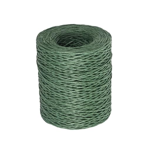 SEWACC Robuster Blumendraht Grün Wasserfester Biegsamer Bindedraht für Blumensträuße und Kränze Leicht zu Schneiden und Vielseitig für Floristik und DIY Bastelprojekte Geeignet von SEWACC