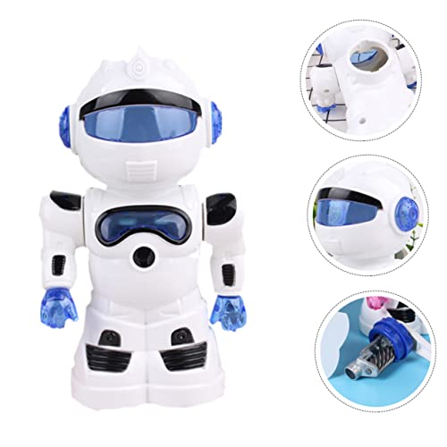 SEWACC Robuster Robot Bleistiftspitzer Handkurbel für Schüler Bürobedarf Kreatives Lernspielzeug Blau von SEWACC