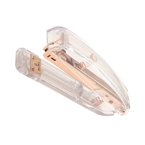 SEWACC Roségold Bürohefter Klein Leicht Stabil für Schule und Büro Praktisches Buchbindewerkzeug Stilvoll Transparentes Design Tragbar für Unterwegs Schnelles und Einfaches Heften SEWACC Roségold Bürohefter Klein Leicht Stabil für Schule und Büro Praktisches Buchbindewerkzeug Stilvoll Transparentes Design Tragbar für Unterwegs Schnelles und Einfaches Heften von SEWACC