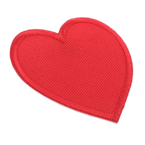 SEWACC Rote Herz Patches zum Aufbügeln Stickerei Applikationen für Diy Handwerke und Reparaturen an Kleidung Jacken Rucksäcken Langlebig und Benutzerfreundlich von SEWACC