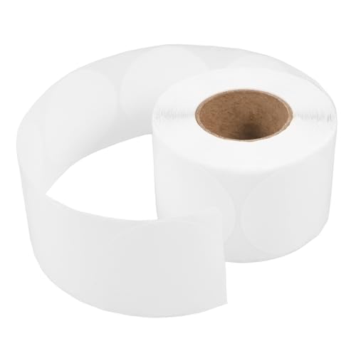 SEWACC Rund Selbstklebende Thermoetiketten Ölresistent Blanko Etikettenpapier zum Bedrucken für Thermodrucker Supermarkt Lager Versand SEWACC Rund Selbstklebende Thermoetiketten Ölresistent Blanko Etikettenpapier zum Bedrucken für Thermodrucker Supermarkt Lager Versand von SEWACC