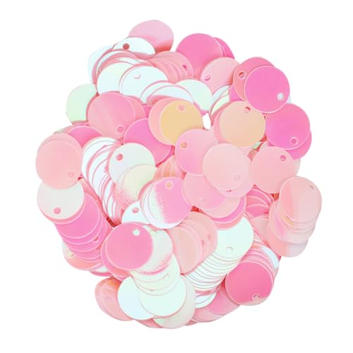 SEWACC Runde Pinke Kunststoff Pailletten Packung Lose DIY Bastelpailetten Pailletten für Kleidung Schuhe Handwerk Vielseitige Schmuck und Dekorationsaccessoires SEWACC Runde Pinke Kunststoff Pailletten Packung Lose DIY Bastelpailetten Pailletten für Kleidung Schuhe Handwerk Vielseitige Schmuck und Dekorationsaccessoires von SEWACC