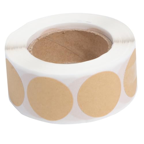 SEWACC Runde Selbstklebende DIY Sticker Kraftpapier Stark Haftend Geschenkaufkleber für Valentinstag Geschenkverpackung Beschreibbare Etiketten für Süßigkeiten Partytüten SEWACC Runde Selbstklebende DIY Sticker Kraftpapier Stark Haftend Geschenkaufkleber für Valentinstag Geschenkverpackung Beschreibbare Etiketten für Süßigkeiten Partytüten von SEWACC