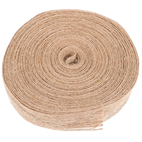 SEWACC Rustikales Breites Juteband Geschenkband Zuschneidbar Glatte Textur Farbecht für DIY Dekoration Hochzeit Geschenkverpackung Herbst Weihnachtsdeko Vielseitig Einsetzbar SEWACC Rustikales Breites Juteband Geschenkband Zuschneidbar Glatte Textur Farbecht für DIY Dekoration Hochzeit Geschenkverpackung Herbst Weihnachtsdeko Vielseitig Einsetzbar von SEWACC