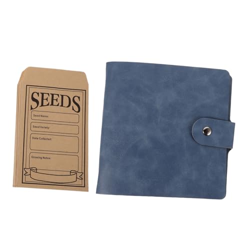 SEWACC Samenorganizer-ordner mit Transparenten Taschen und Selbstklebenden Saatgutumschlägen Großer Pu-leder-einband Wasserschützender Garten-samenaufbewahrer für Blumen Gemüsesamen SEWACC Samenorganizer-ordner mit Transparenten Taschen und Selbstklebenden Saatgutumschlägen Großer Pu-leder-einband Wasserschützender Garten-samenaufbewahrer für Blumen Gemüsesamen von SEWACC