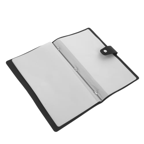SEWACC Sammelalbum für Belege und Rechnungen Schwarzes Weiches PU Organizer Album für Dokumente und Reißfest für Reise und Büro Praktischer Aufbewahrungsbehälter für Quittungen und SEWACC Sammelalbum für Belege und Rechnungen Schwarzes Weiches PU Organizer Album für Dokumente und Reißfest für Reise und Büro Praktischer Aufbewahrungsbehälter für Quittungen und von SEWACC