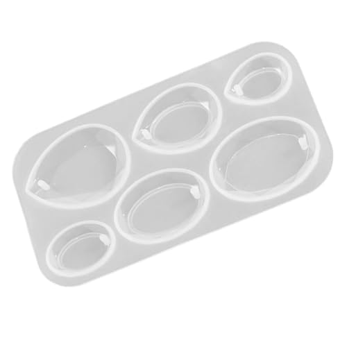 SEWACC Schlitz Gießformen für Diy Ohrringe Schlüsselanhänger und Anhänger Robuster Silikon Mould für Epoxidharz für Kreative Bastelprojekte von SEWACC