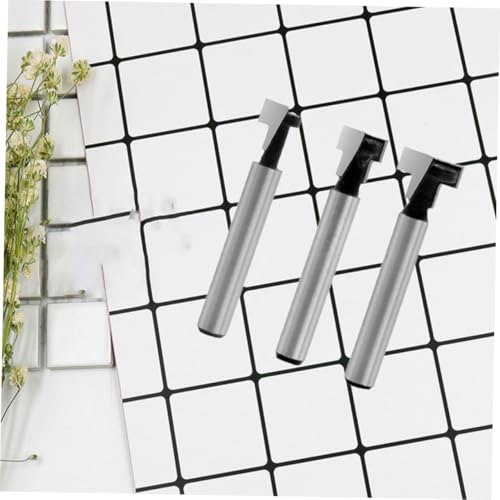 SEWACC Schlüssellochmesser Set Fräser Holzschneidwerkzeuge Schaftfräser Holzfräser Fräser Schaftfräser Silber SEWACC Schlüssellochmesser Set Fräser Holzschneidwerkzeuge Schaftfräser Holzfräser Fräser Schaftfräser Silber von SEWACC