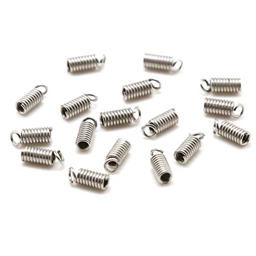 SEWACC Schmuckverschluss Federverschluss für Halskette und Armband DIY Schmuckherstellung Silber Langlebig Praktische Verbindungselemente für Basteln von SEWACC