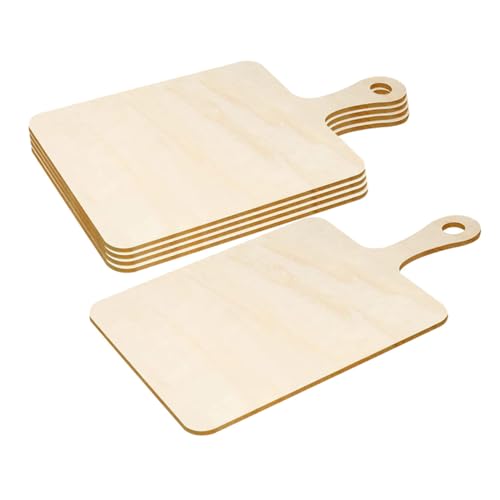 SEWACC Schneidebrett-spielzeug Aus Holz – 5-teiliges Mini-schneidebrett-set Bastelbretter Wurstbretter Für Die Küchendekoration SEWACC Schneidebrett-spielzeug Aus Holz – 5-teiliges Mini-schneidebrett-set Bastelbretter Wurstbretter Für Die Küchendekoration von SEWACC