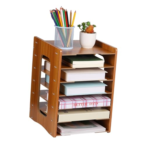 SEWACC Schreibtisch Organizer Lagig Paper Sorter mit Vertikalem Rahmenstab für Büro Zuhause Stabiler Platzsparender Dokumentenhalter zur Akten und Briefablage Multifunktionale Büro SEWACC Schreibtisch Organizer Lagig Paper Sorter mit Vertikalem Rahmenstab für Büro Zuhause Stabiler Platzsparender Dokumentenhalter zur Akten und Briefablage Multifunktionale Büro von SEWACC