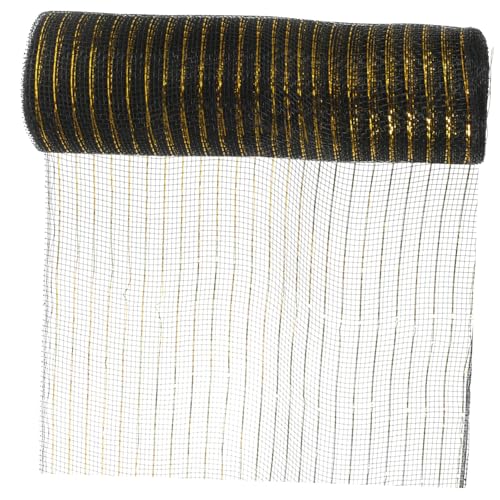 SEWACC Schwarz Goldenes Tüllband Geschenkband Netzstoffrolle DIY Bastelband für Blumen Dekoration Geschenkverpackung Schleifen Hochzeit Party Zubehör SEWACC Schwarz Goldenes Tüllband Geschenkband Netzstoffrolle DIY Bastelband für Blumen Dekoration Geschenkverpackung Schleifen Hochzeit Party Zubehör von SEWACC