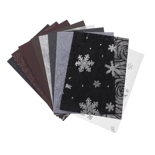 SEWACC Scrapbooking Material Texturiertes Bastelpapier Format DIY Papier für Tagebuchkarten Handgemachte Dekorationen Geschenkgestaltung SEWACC Scrapbooking Material Texturiertes Bastelpapier Format DIY Papier für Tagebuchkarten Handgemachte Dekorationen Geschenkgestaltung von SEWACC