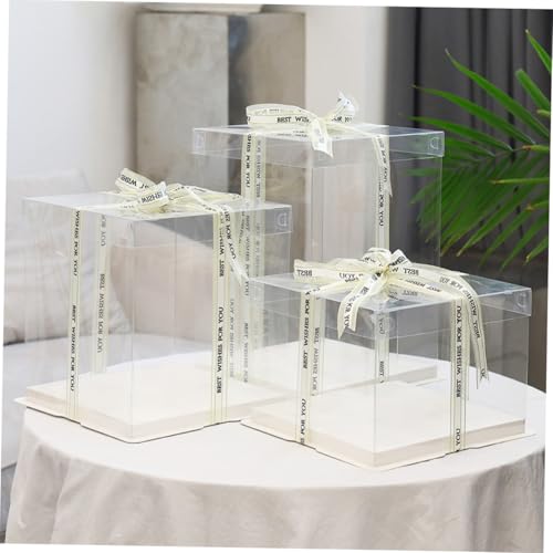 SEWACC Seidenband für Kuchenboxen Strapazierfähiges Geschenkband Vielseitig für Hochzeit Partydeko Geschenkverpackung DIY Bastelband in Cremeweiß SEWACC Seidenband für Kuchenboxen Strapazierfähiges Geschenkband Vielseitig für Hochzeit Partydeko Geschenkverpackung DIY Bastelband in Cremeweiß von SEWACC