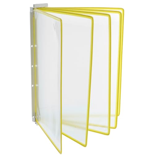 SEWACC Seitiger Wanddisplay Rack für Broschüren Dokumentenhalter zur Platzersparnis Vielseitig Einsetzbar für Konferenzen und Büroorganisation von SEWACC