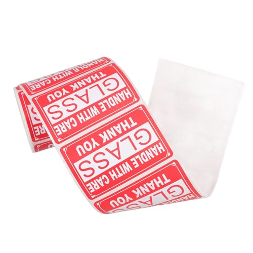 SEWACC Selbstklebende Fragile Labels für Versandkartons Stark Haftende Warnaufkleber Zerbrechliche Gegenstände Vielseitig für Umzug und Transport Geeignet Auffällige Schutzetiketten SEWACC Selbstklebende Fragile Labels für Versandkartons Stark Haftende Warnaufkleber Zerbrechliche Gegenstände Vielseitig für Umzug und Transport Geeignet Auffällige Schutzetiketten von SEWACC