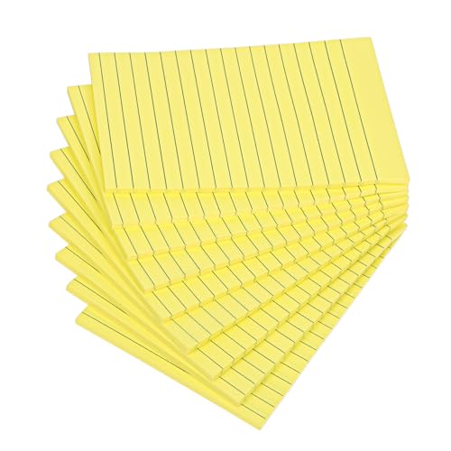 SEWACC Selbstklebende Haftnotizen Pack Linierte Kleine Notizblöcke mit Rahmen pro Block Starke Klebkraft Vielseitig für Büro Schule und Zuhause Geeignet SEWACC Selbstklebende Haftnotizen Pack Linierte Kleine Notizblöcke mit Rahmen pro Block Starke Klebkraft Vielseitig für Büro Schule und Zuhause Geeignet von SEWACC