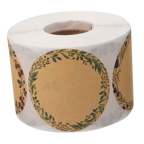 SEWACC Selbstklebende Kraftpapier Geschenkaufkleber mit Blumenmuster Langlebig und Vielseitig für Geschenktüten Karten Umschläge Rustikaler Stil für Hochzeit Geburtstag und DIY Dekoration SEWACC Selbstklebende Kraftpapier Geschenkaufkleber mit Blumenmuster Langlebig und Vielseitig für Geschenktüten Karten Umschläge Rustikaler Stil für Hochzeit Geburtstag und DIY Dekoration von SEWACC