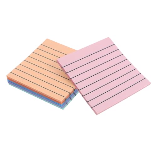 SEWACC Selbstklebende Notizblöcke Farbige Halbtransparente Memo Pads mit Raster Starke Haftung Vielseitig für Schule Büro Zuhause zum Schreiben Markieren und Organisieren SEWACC Selbstklebende Notizblöcke Farbige Halbtransparente Memo Pads mit Raster Starke Haftung Vielseitig für Schule Büro Zuhause zum Schreiben Markieren und Organisieren von SEWACC